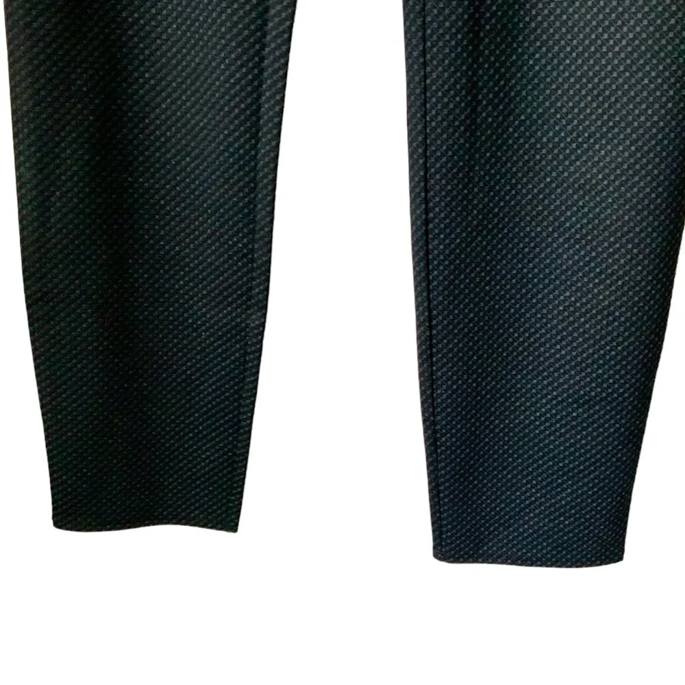MAX STUDIO Patterned Ponte Leggings Gray Large